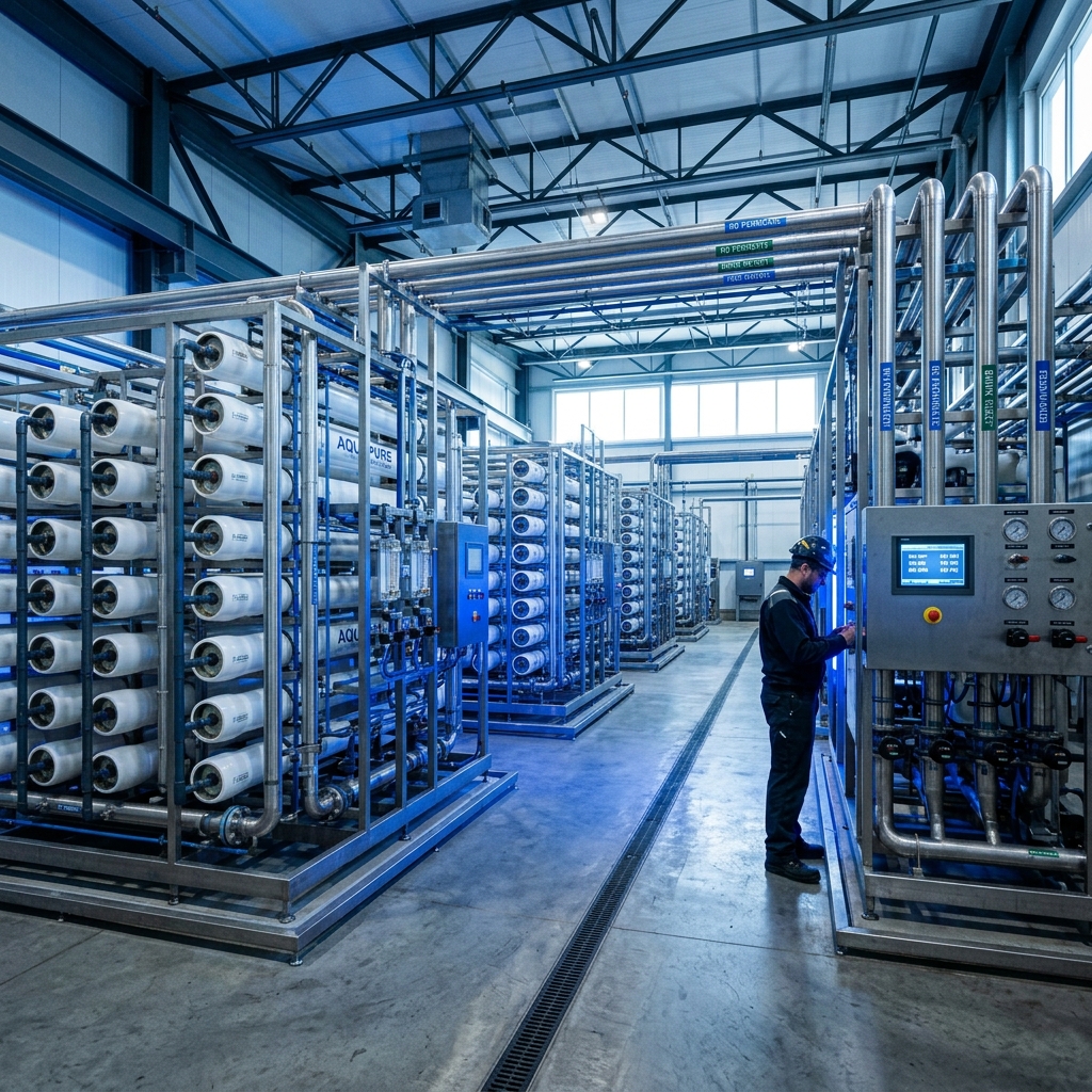 Industrial RO Water Treatment Facility